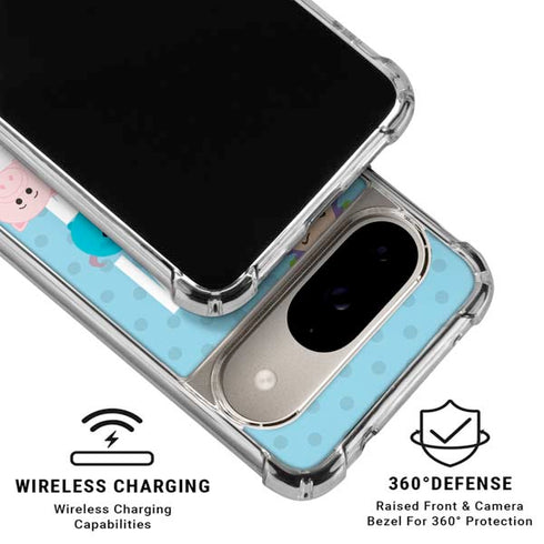 Disney Tsum Tsum Toy Story charcaters Google Pixel 10 Clear Case